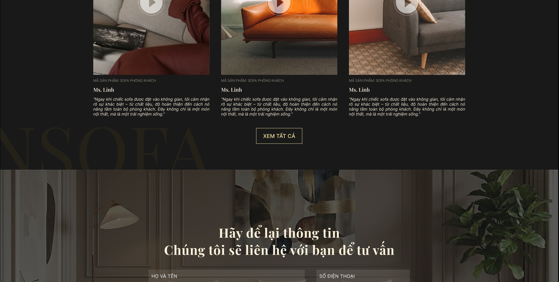 Tư vấn sofa HNSOFA